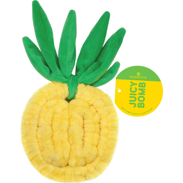 essence JUICY BOMB PARTY face wash head & wrist bands 01 - Pineapple Party 3pcs